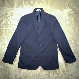 Cat & Jack Boy's Classic Blazer Jacket Navy Blue  Year Round Fully Lined Size 12